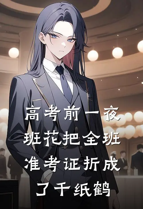 高考前一夜，班花把全班准考证折成了千纸鹤