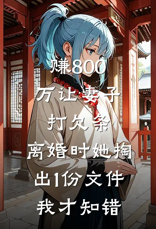 赚800万让妻子打欠条，离婚时她掏出1份文件我才知错