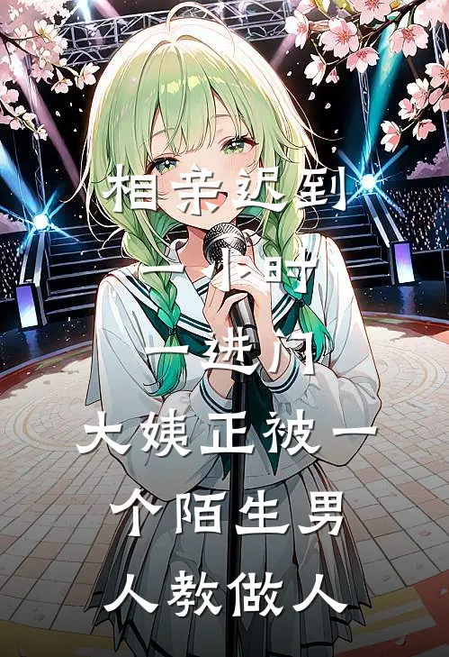 相亲迟到一小时，一进门，大姨正被一个陌生男人教做人