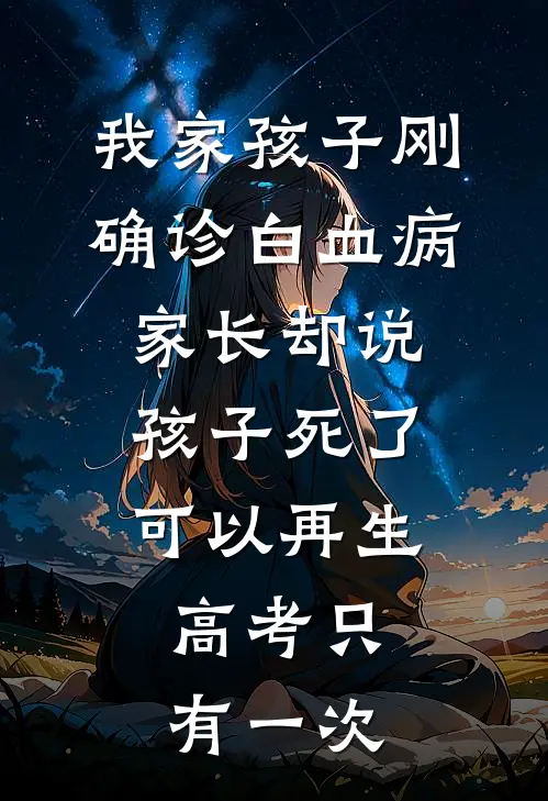 我家孩子刚确诊白血病，家长却说孩子死了可以再生，高考只有一次