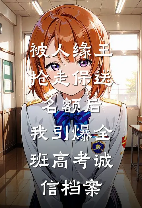 被“人缘王”抢走保送名额后，我引爆全班高考诚信档案