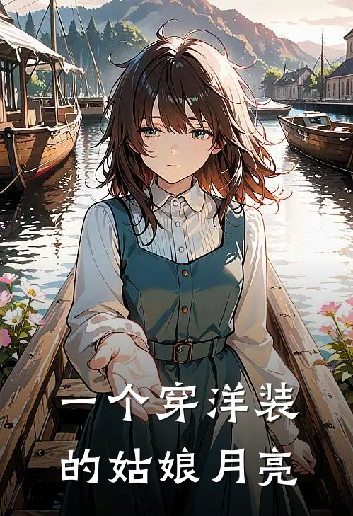 一个穿洋装的姑娘月亮