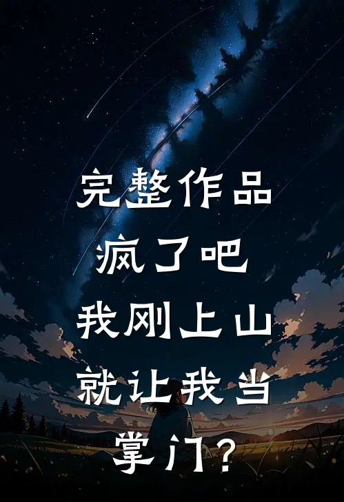 完整作品疯了吧，我刚上山就让我当掌门？