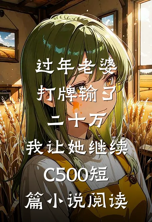 过年老婆打牌输了二十万，我让她继续C500短篇小说阅读