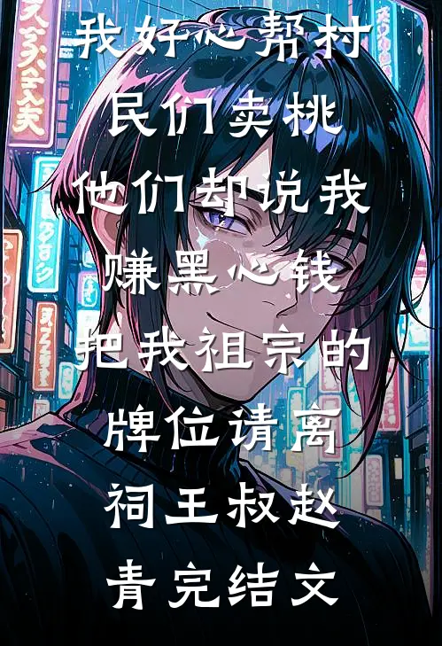 我好心帮村民们卖桃，他们却说我赚黑心钱，把我祖宗的牌位请离祠王叔赵青完结文