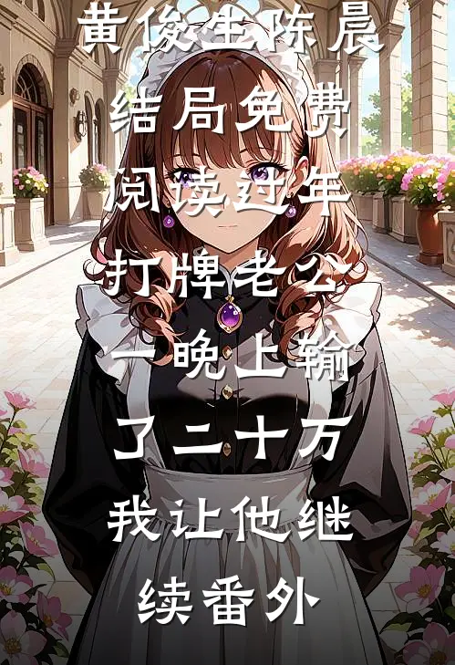 黄俊生陈晨结局免费阅读过年打牌老公一晚上输了二十万，我让他继续番外
