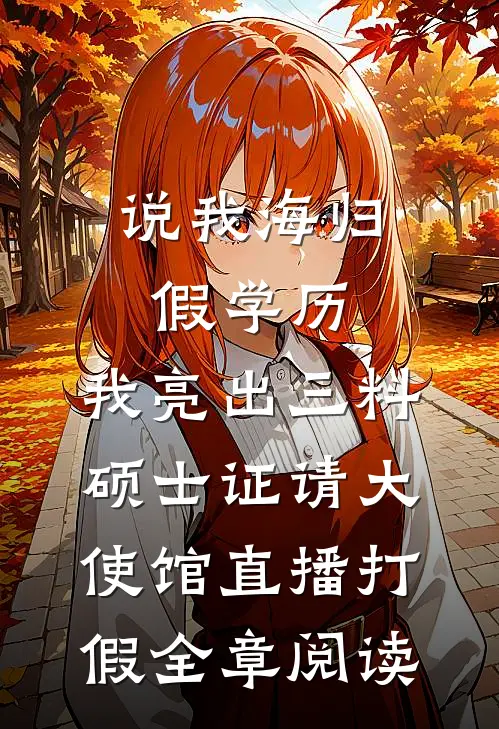 说我海归假学历，我亮出三料硕士证请大使馆直播打假全章阅读