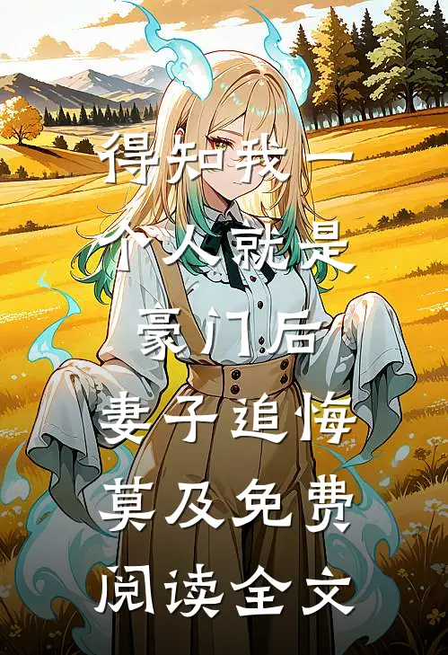 得知我一个人就是豪门后，妻子追悔莫及免费阅读全文