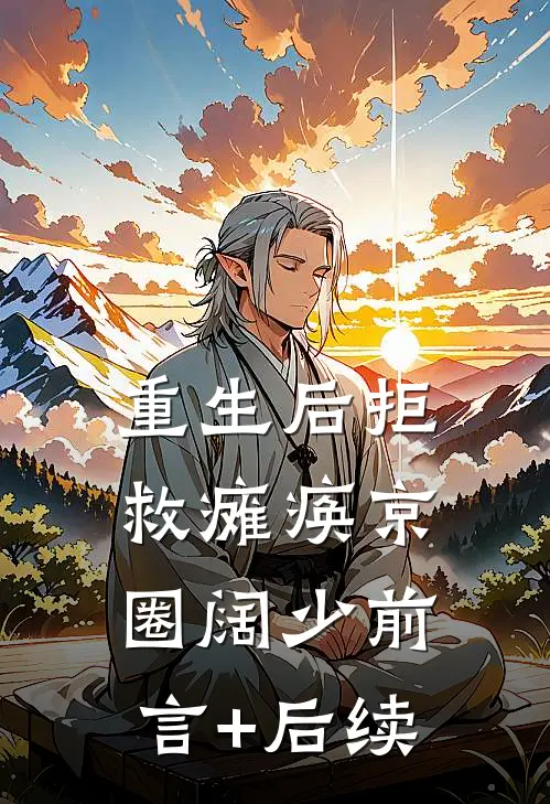 重生后拒救瘫痪京圈阔少前言+后续