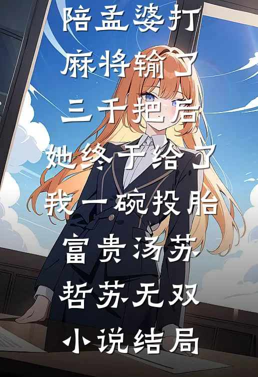 陪孟婆打麻将输了三千把后，她终于给了我一碗投胎富贵汤苏哲苏无双小说结局