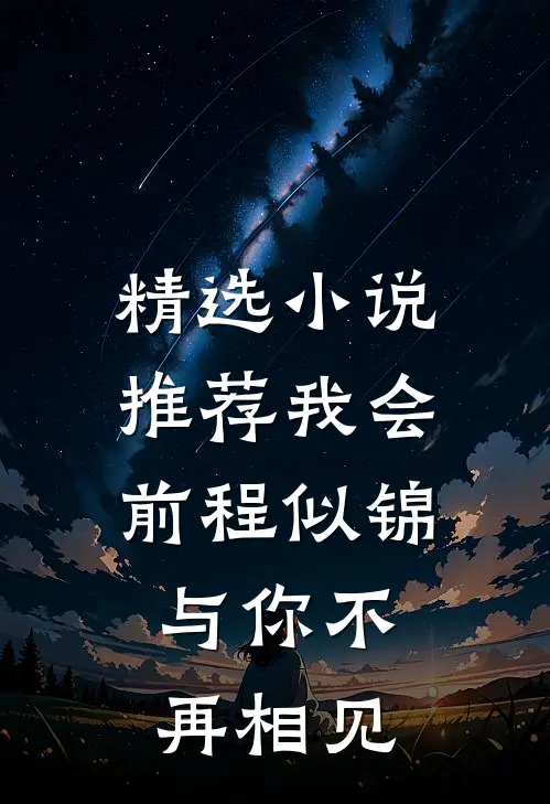 精选小说推荐我会前程似锦，与你不再相见