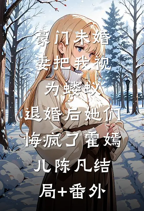 豪门未婚妻把我视为蝼蚁，退婚后她们悔疯了霍嫣儿陈凡结局+番外