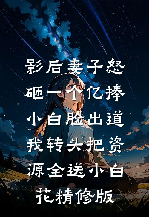影后妻子怒砸一个亿捧小白脸出道，我转头把资源全送小白花精修版