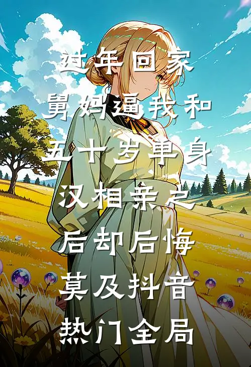 过年回家，舅妈逼我和五十岁单身汉相亲之后却后悔莫及抖音热门全局