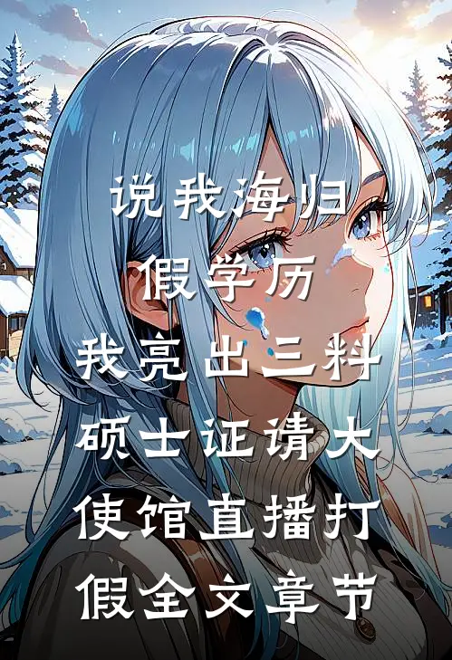 说我海归假学历，我亮出三料硕士证请大使馆直播打假全文章节