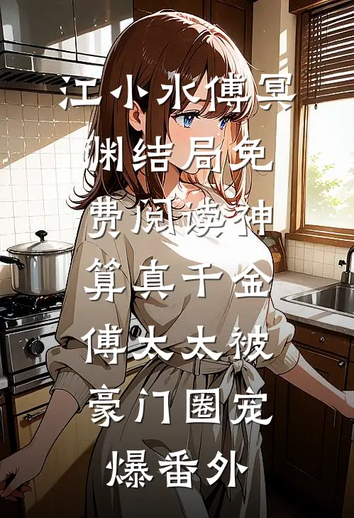 江小水傅冥渊结局免费阅读神算真千金，傅太太被豪门圈宠爆番外