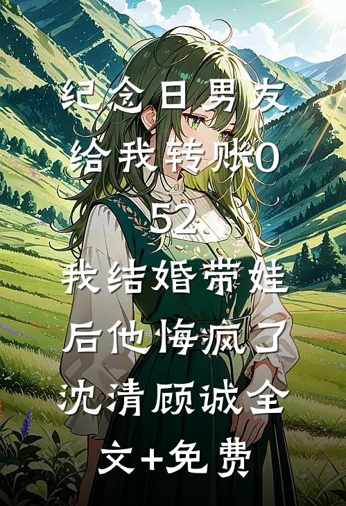 纪念日男友给我转账0.52，我结婚带娃后他悔疯了沈清顾诚全文+免费