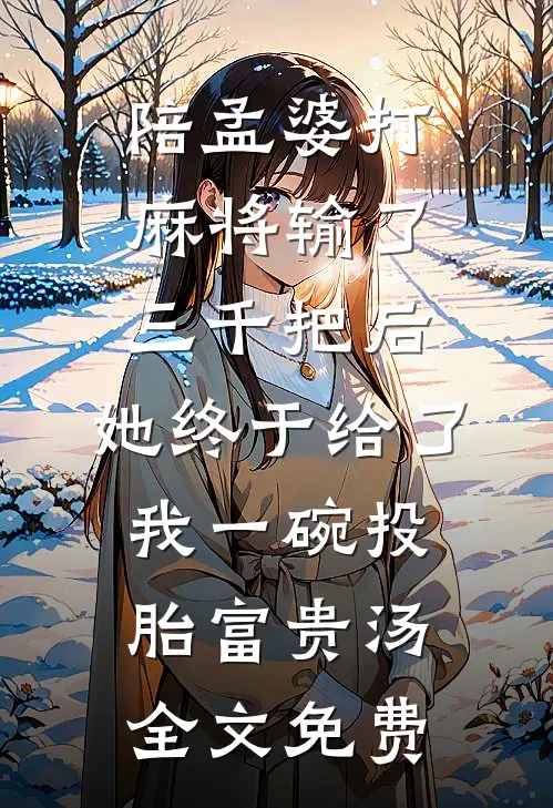 陪孟婆打麻将输了三千把后，她终于给了我一碗投胎富贵汤全文免费