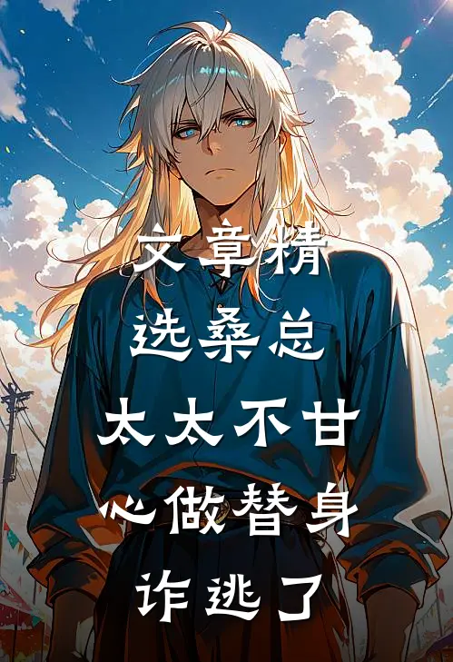 文章精选桑总，太太不甘心做替身诈逃了