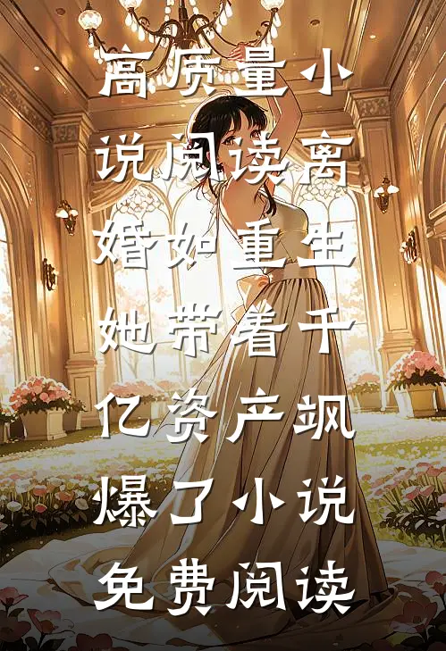 高质量小说阅读离婚如重生,她带着千亿资产飒爆了小说免费阅读