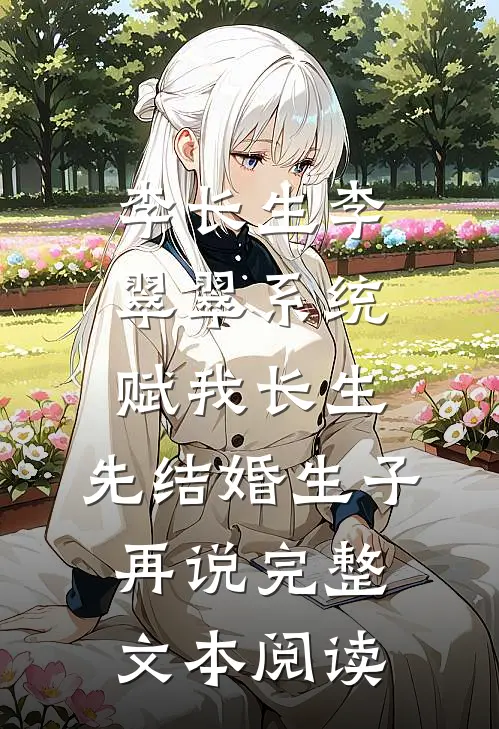 李长生李翠翠系统赋我长生,先结婚生子再说完整文本阅读