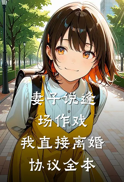 妻子说逢场作戏，我直接离婚协议全本