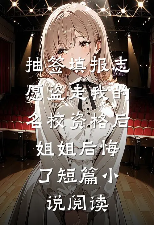 抽签填报志愿盗走我的名校资格后，姐姐后悔了短篇小说阅读
