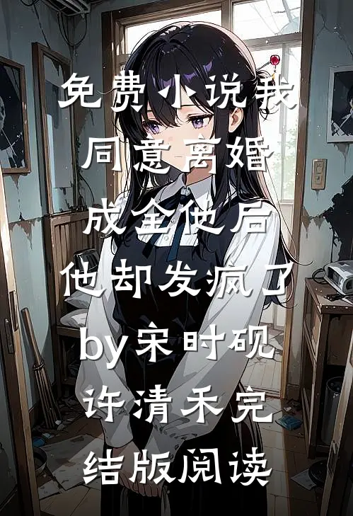免费小说我同意离婚成全他后，他却发疯了by宋时砚许清禾完结版阅读