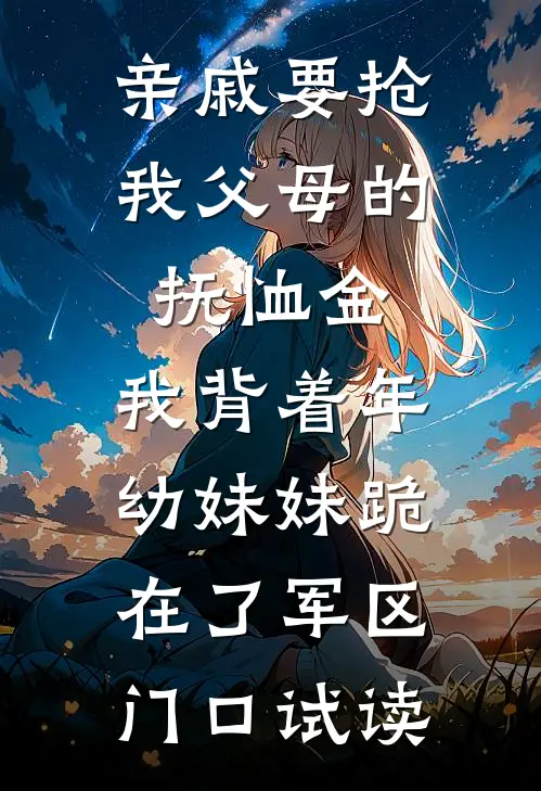 亲戚要抢我父母的抚恤金，我背着年幼妹妹跪在了军区门口试读
