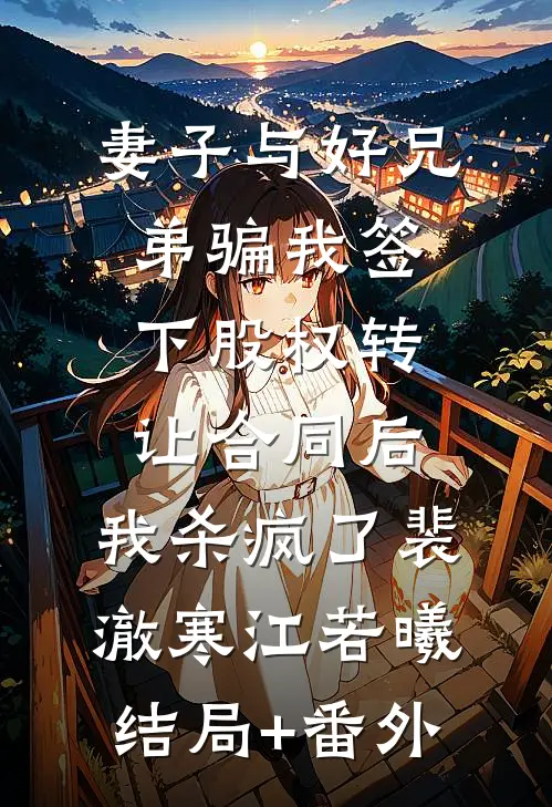 妻子与好兄弟骗我签下股权转让合同后，我杀疯了裴澈寒江若曦结局+番外
