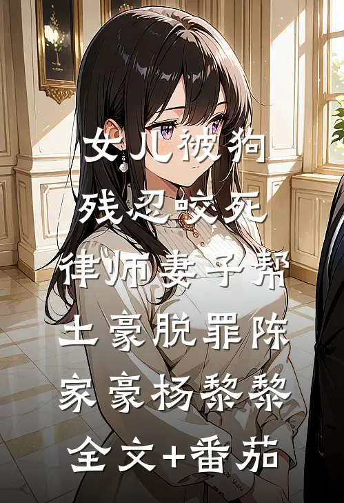 女儿被狗残忍咬死，律师妻子帮土豪脱罪陈家豪杨黎黎全文+番茄