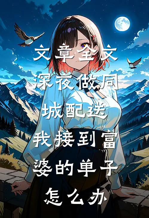 文章全文深夜做同城配送,我接到富婆的单子怎么办