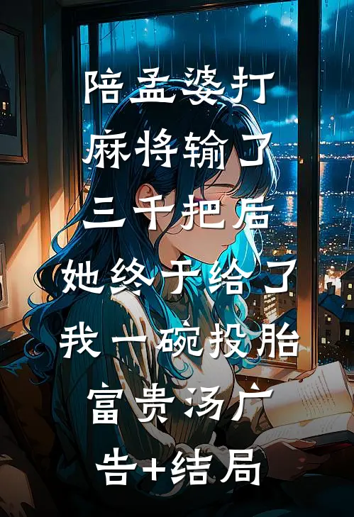 陪孟婆打麻将输了三千把后，她终于给了我一碗投胎富贵汤广告+结局