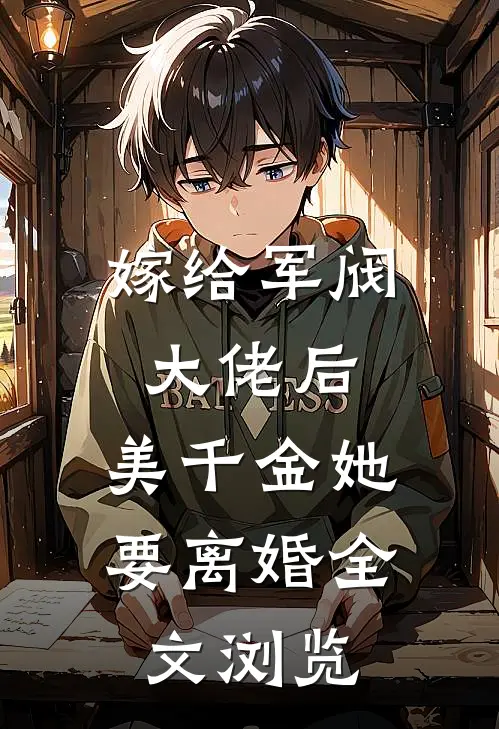 嫁给军阀大佬后,美千金她要离婚全文浏览