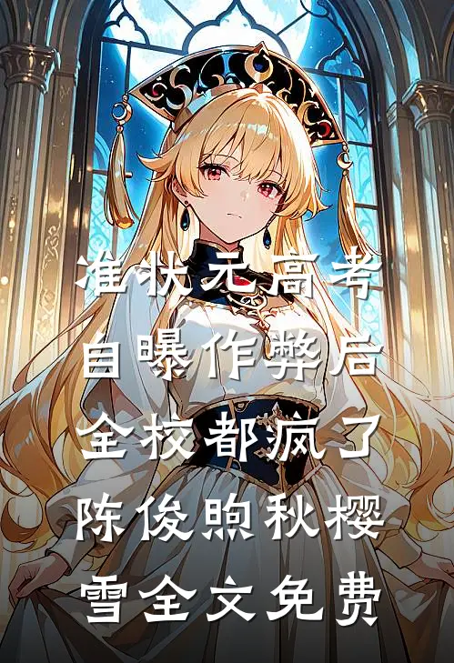 准状元高考自曝作弊后，全校都疯了陈俊煦秋樱雪全文免费