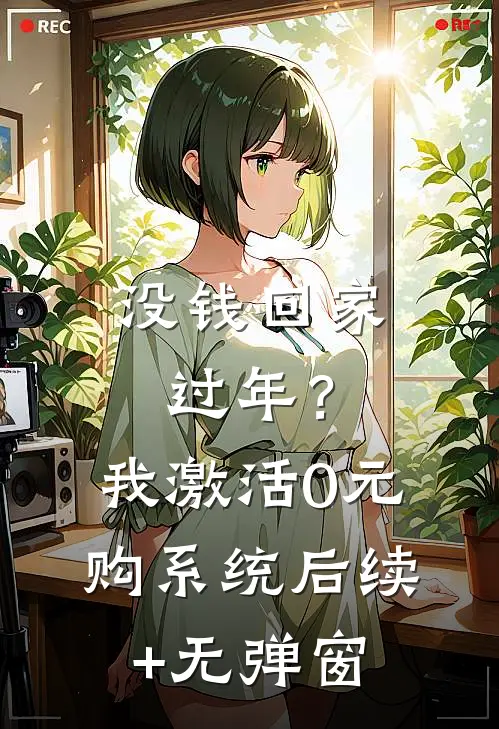 没钱回家过年？我激活0元购系统后续+无弹窗