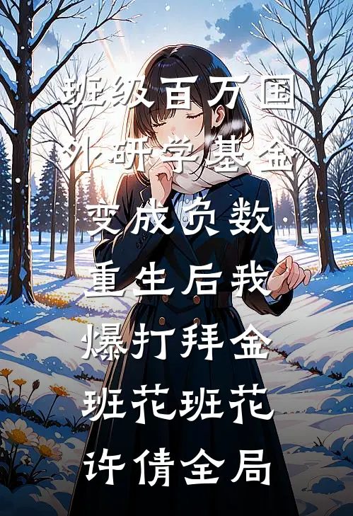 班级百万国外研学基金变成负数，重生后我爆打拜金班花班花许倩全局