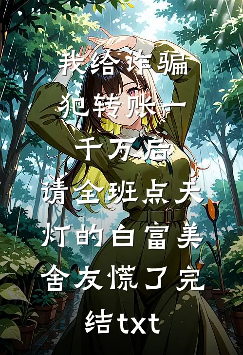我给诈骗犯转账一千万后，请全班点天灯的白富美舍友慌了完结txt