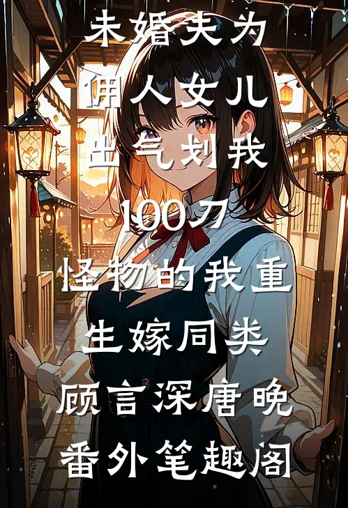 未婚夫为佣人女儿出气划我100刀，怪物的我重生嫁同类：顾言深唐晚番外笔趣阁