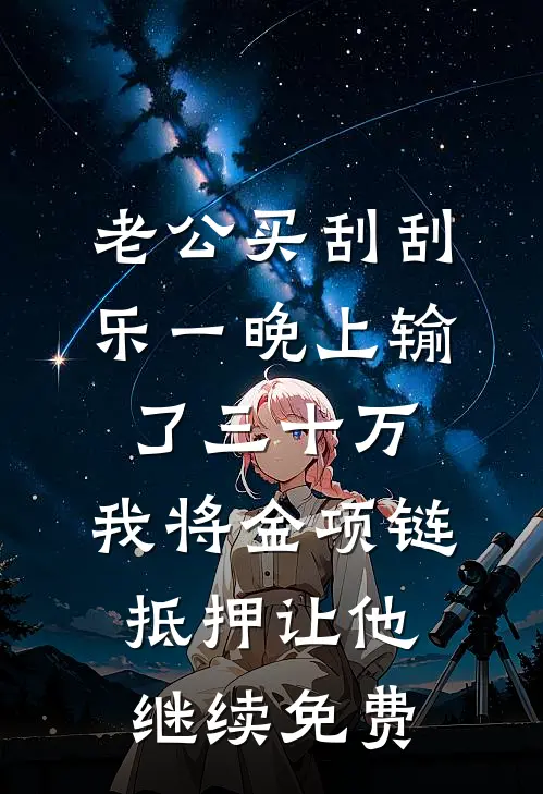 老公买刮刮乐一晚上输了三十万，我将金项链抵押让他继续免费