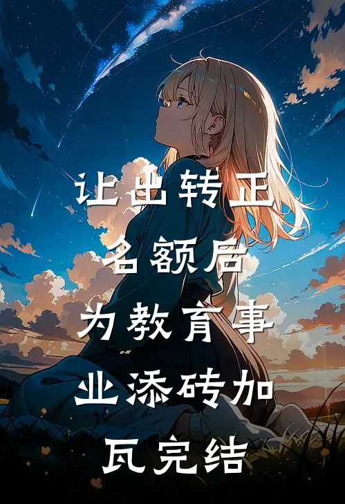 让出转正名额后，为教育事业添砖加瓦完结