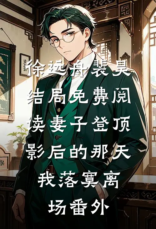 徐远舟裴昊结局免费阅读妻子登顶影后的那天，我落寞离场番外