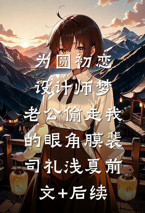 为圆初恋设计师梦，老公偷走我的眼角膜裴司礼浅夏前文+后续
