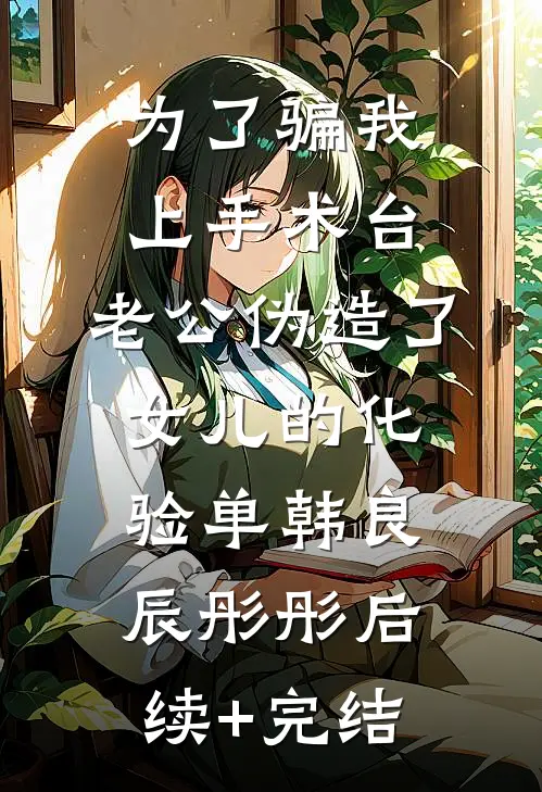 为了骗我上手术台，老公伪造了女儿的化验单韩良辰彤彤后续+完结