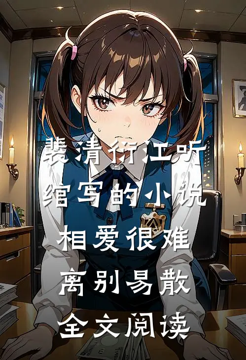 裴清衍江听绾写的小说相爱很难离别易散全文阅读