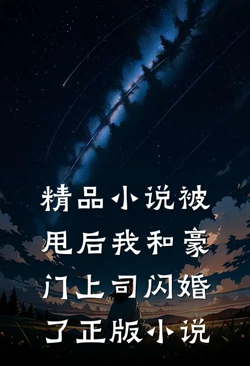 精品小说被甩后我和豪门上司闪婚了正版小说