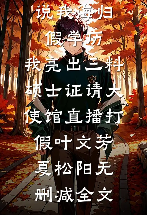 说我海归假学历，我亮出三料硕士证请大使馆直播打假叶文芳夏松阳无删减全文
