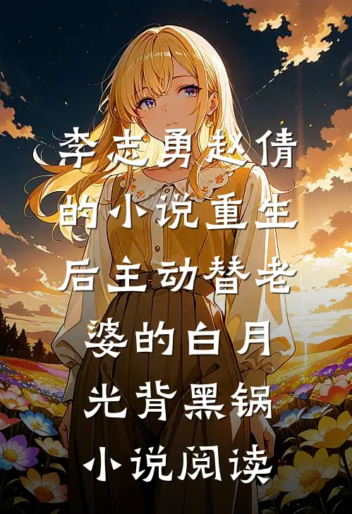 李志勇赵倩的小说重生后主动替老婆的白月光背黑锅小说阅读