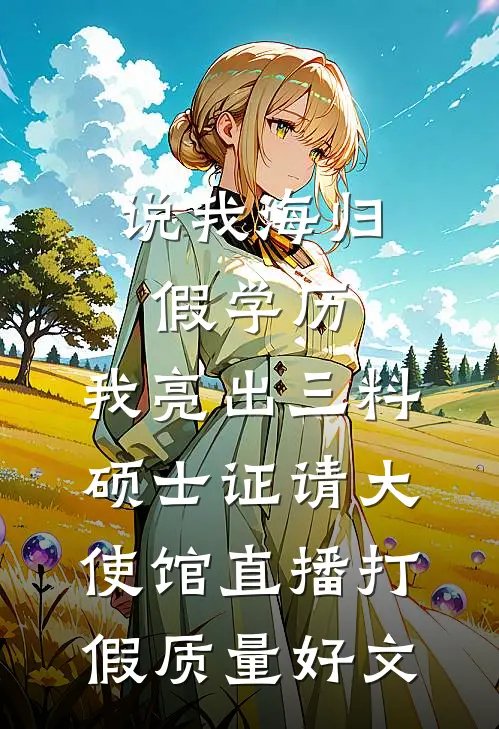 说我海归假学历，我亮出三料硕士证请大使馆直播打假质量好文