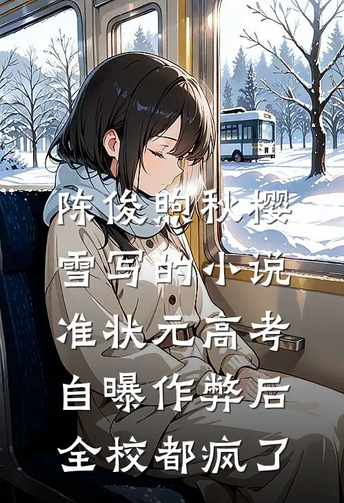 陈俊煦秋樱雪写的小说准状元高考自曝作弊后，全校都疯了